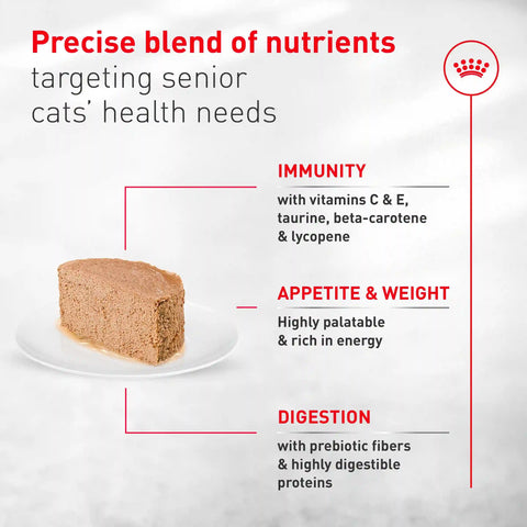 Aging 11+ Loaf in Sauce Wet Cat Food