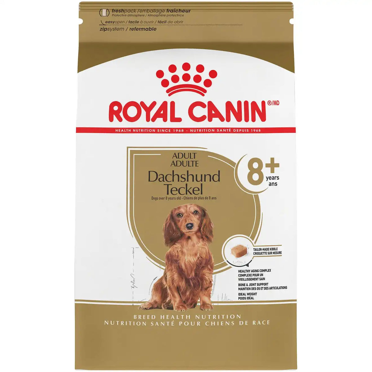 Dachshund 8+ Adult Dry Dog Food