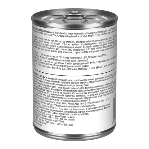 Sensitive Skin Care Loaf in Sauce Canned Dog Food